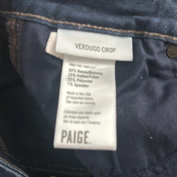Paige Verdugo Crop Jeans - Picture 4 of 4